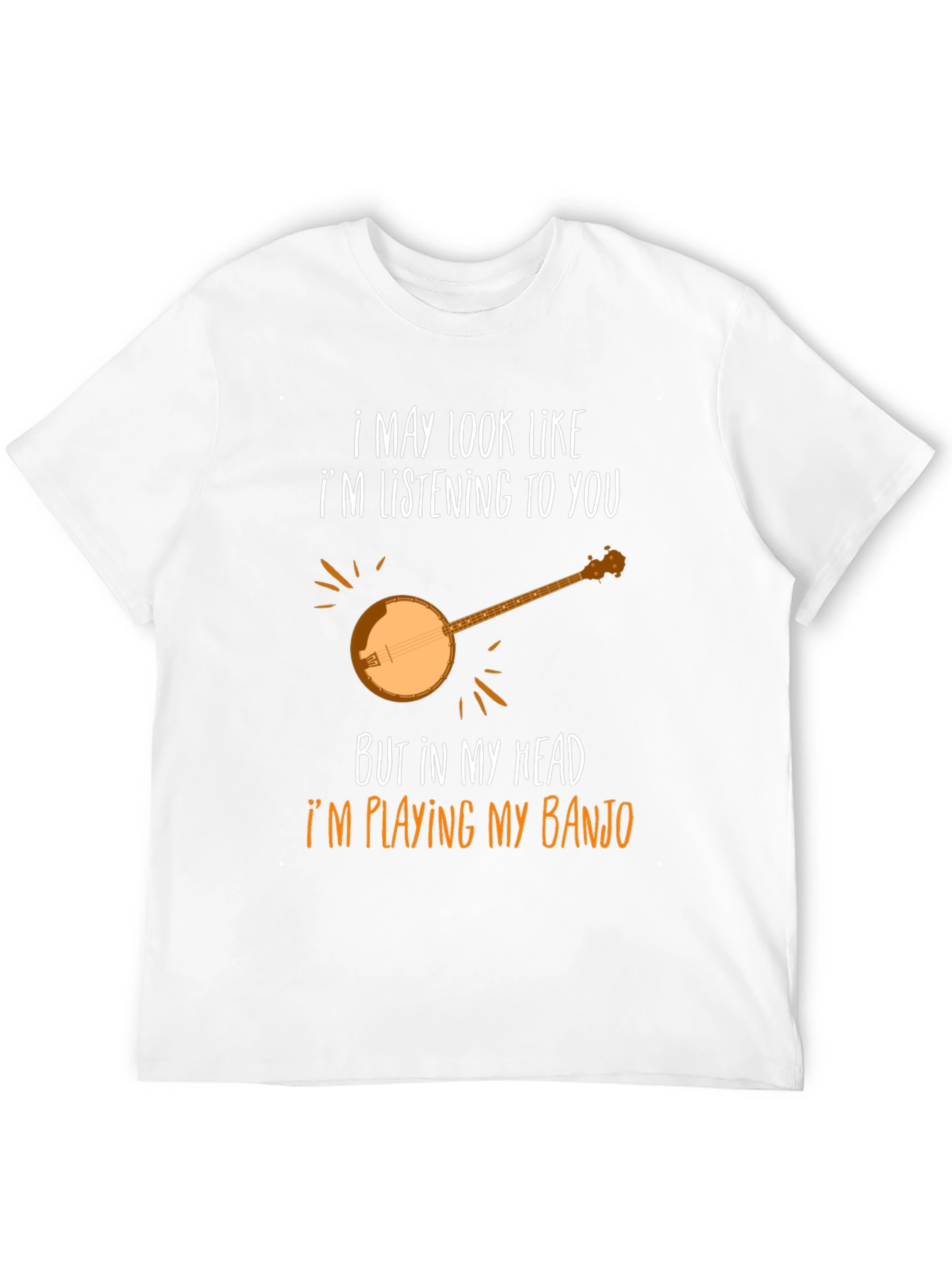 Camiseta Negra Banjo - Te Escucho (En Mi Cabeza)