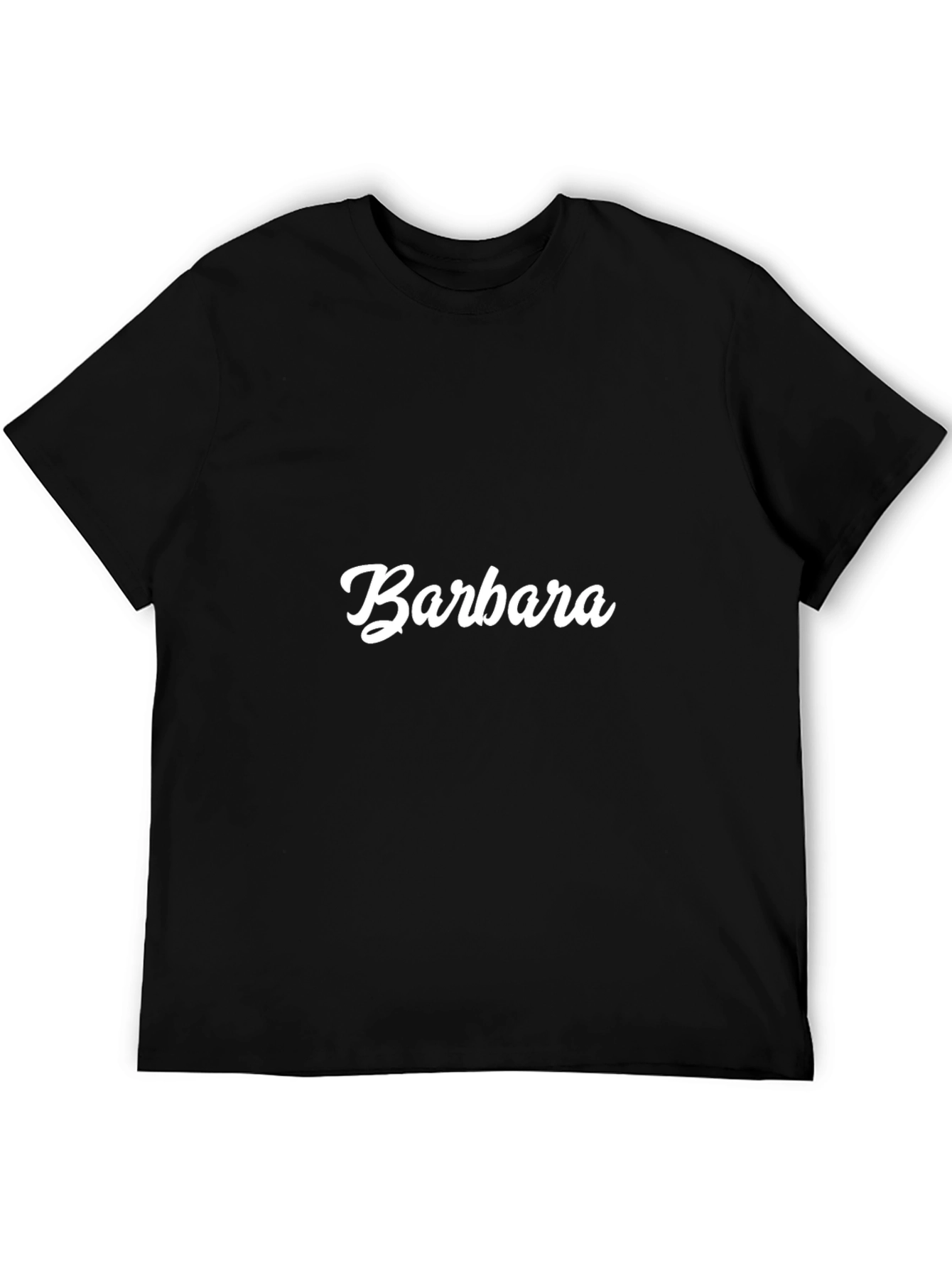 Camiseta Negra Personalizada Barbara