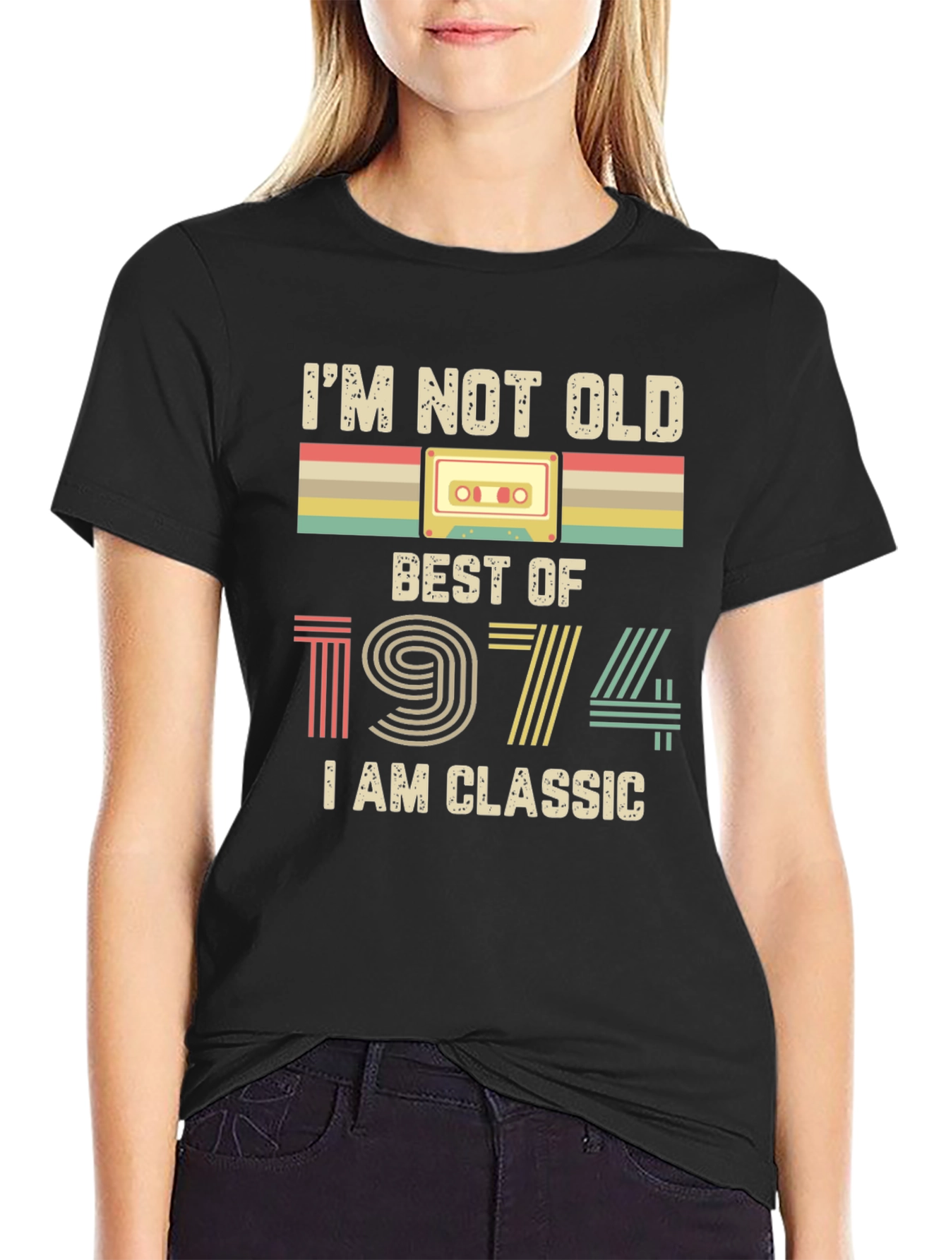 Camiseta Negra Retro Best of 1974