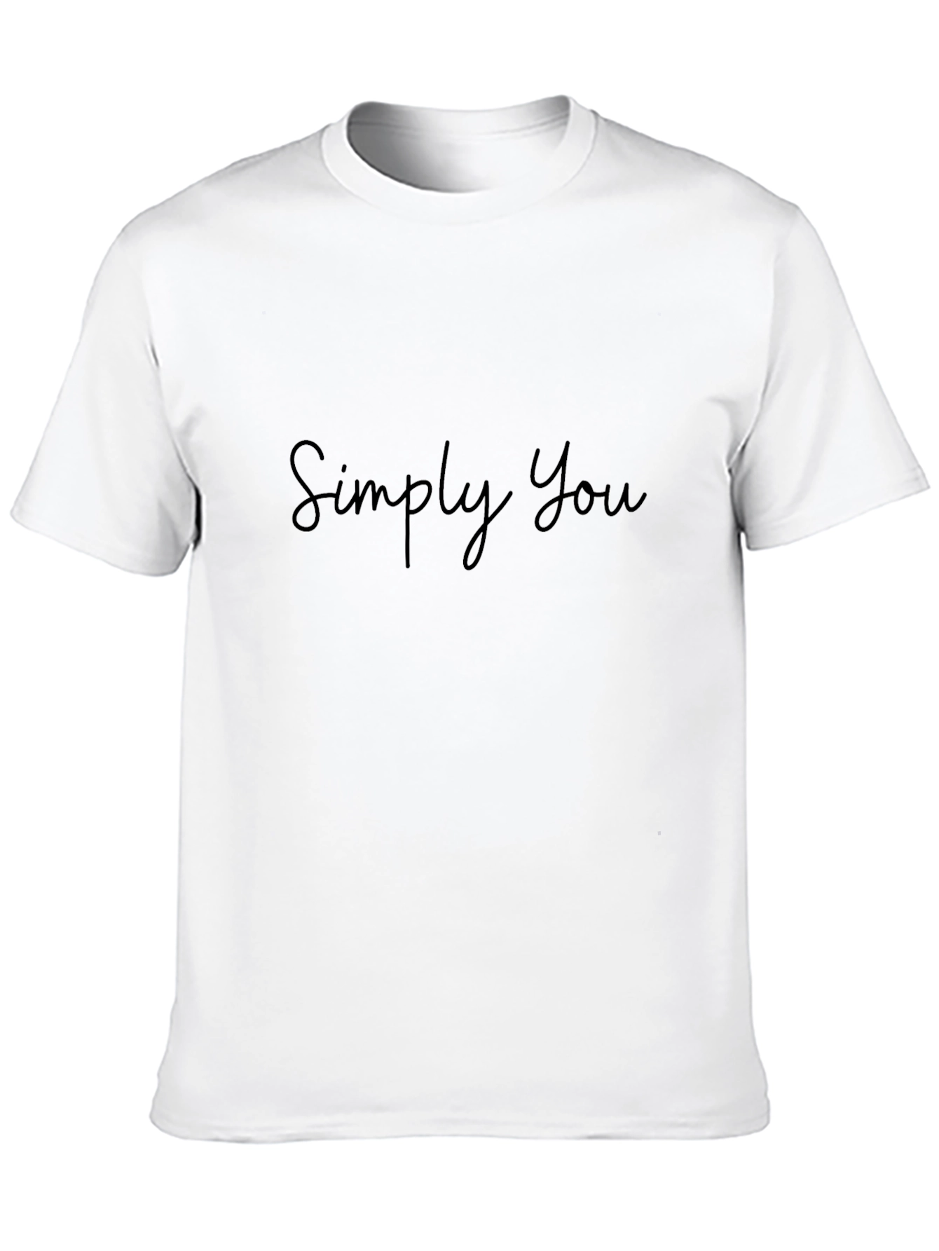 Camiseta Negra Simply You para Hombre