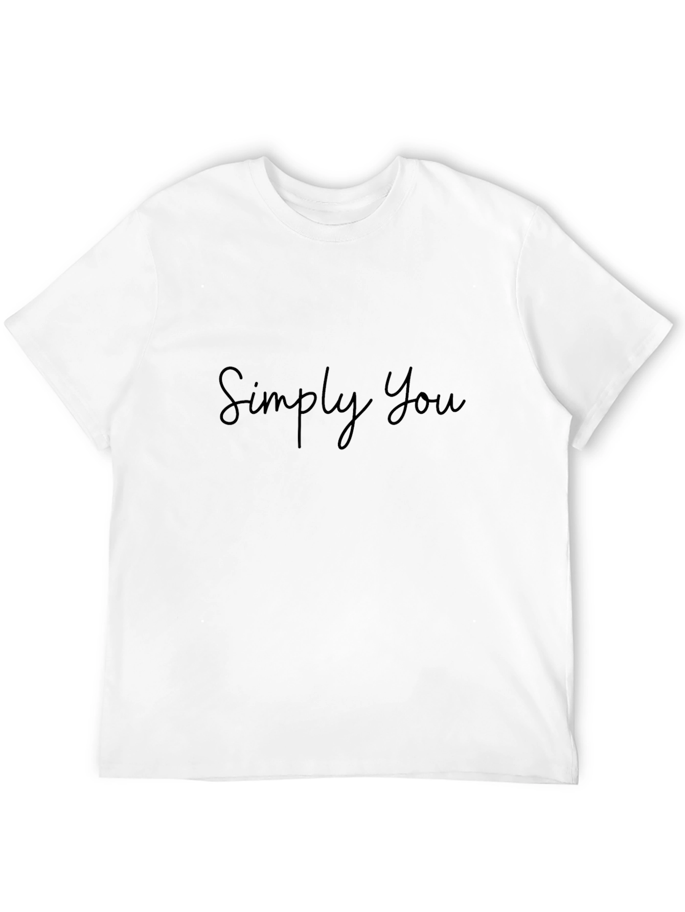 Camiseta Negra Simply You para Hombre