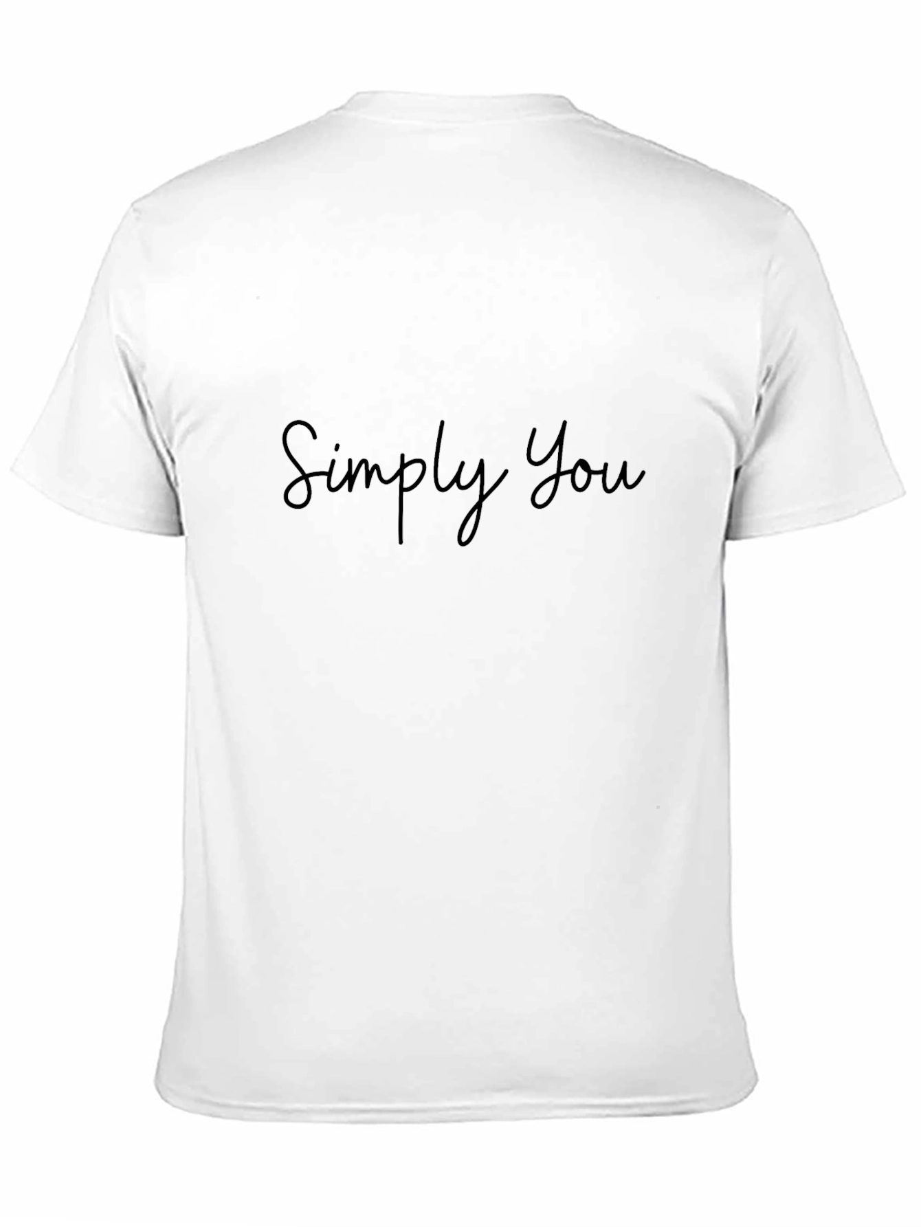 Camiseta Negra Simply You para Hombre