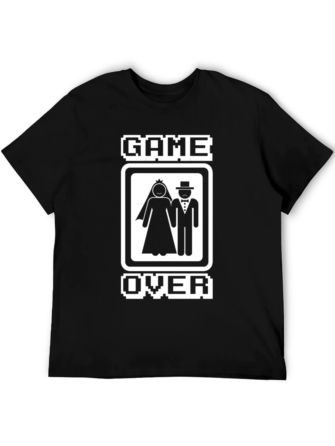 Camiseta Divertida: Game Over Boda