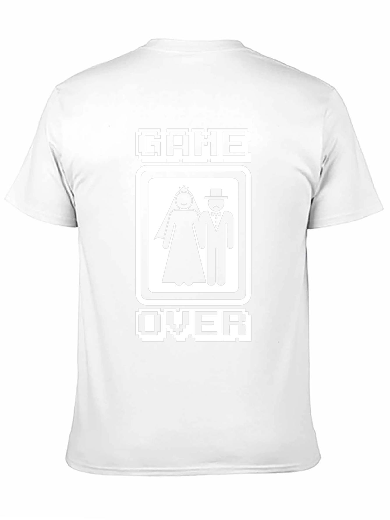 Camiseta Divertida: Game Over Boda