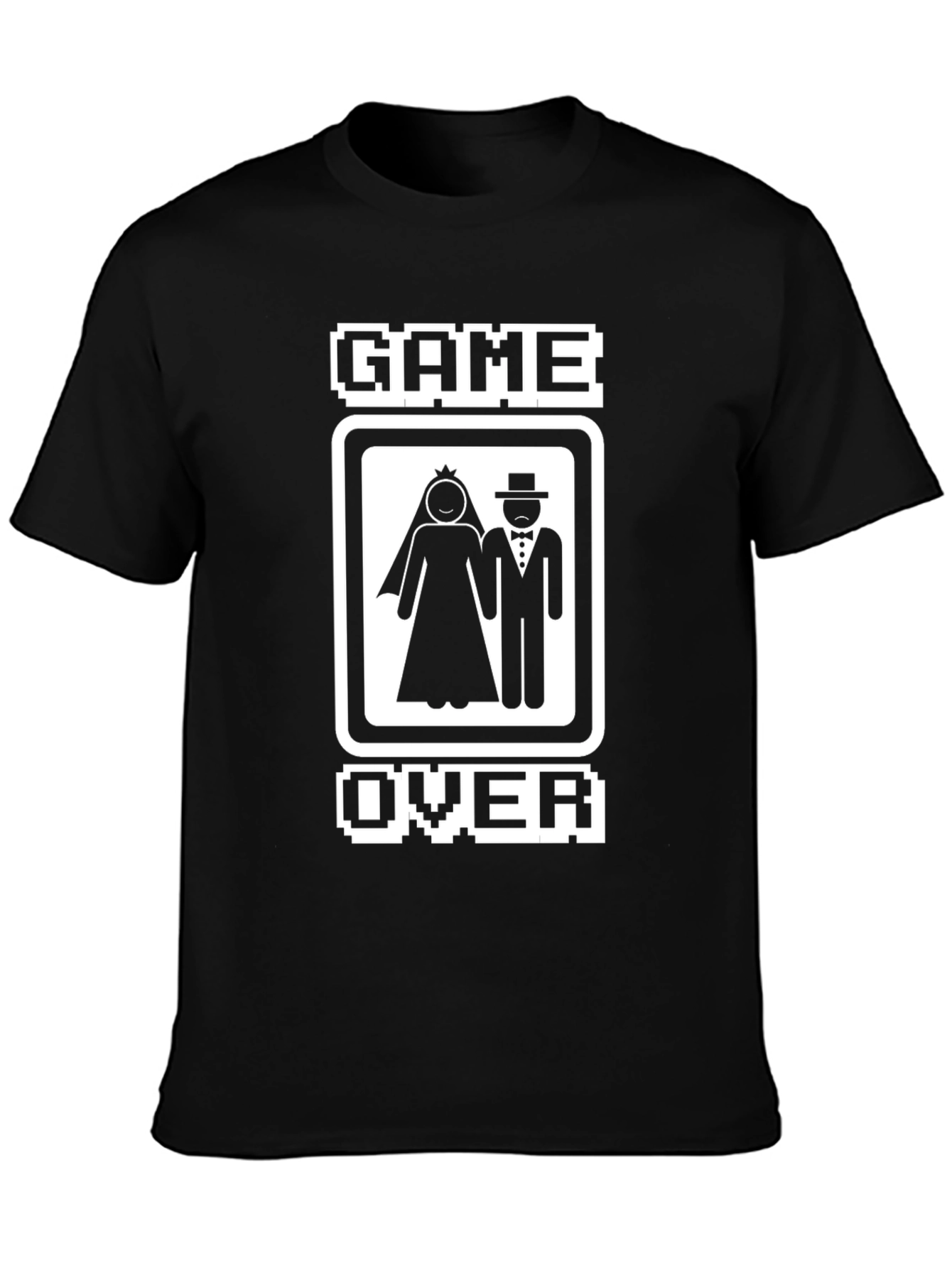 Camiseta Divertida: Game Over Boda