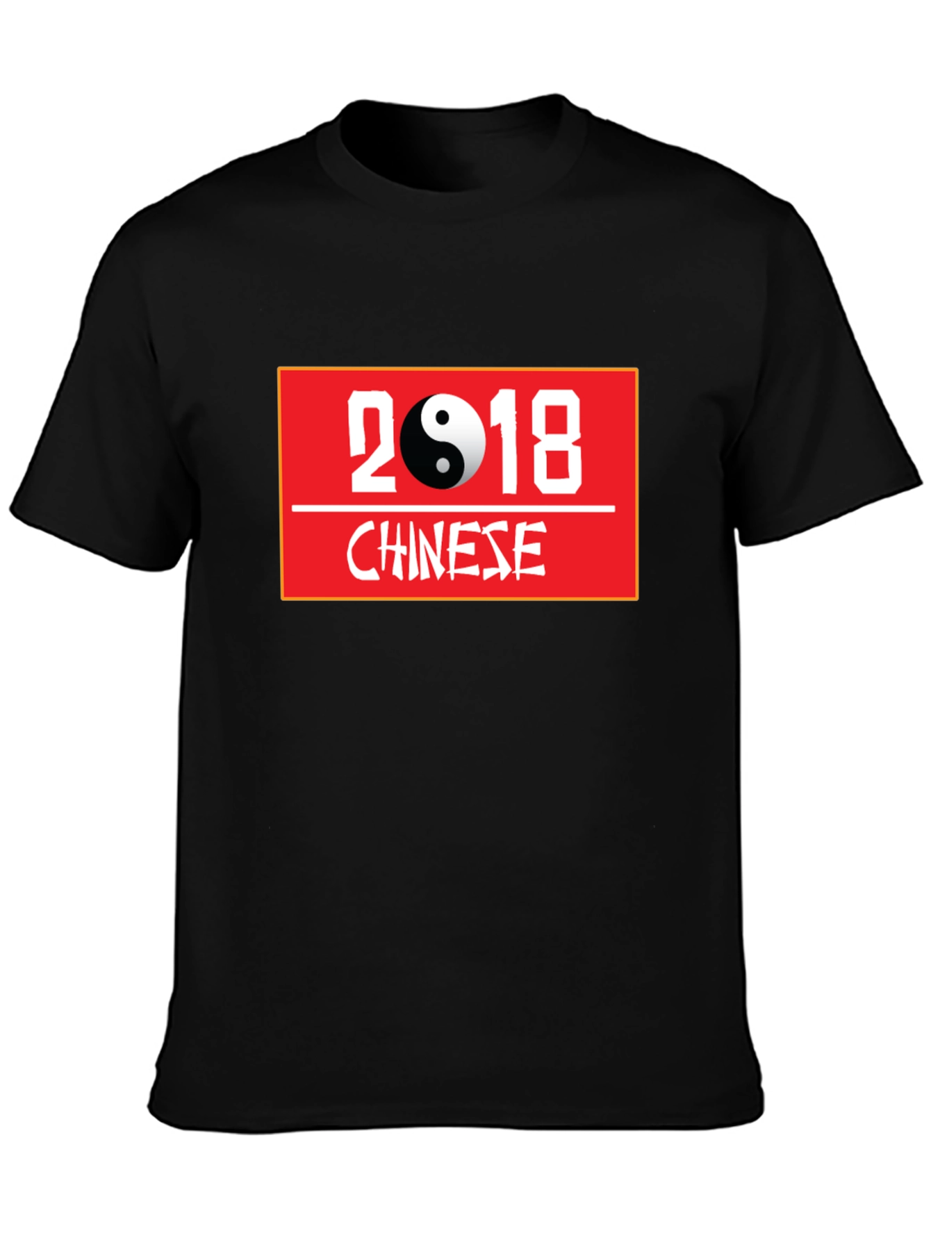 Camiseta Negra Año Nuevo Chino 2018