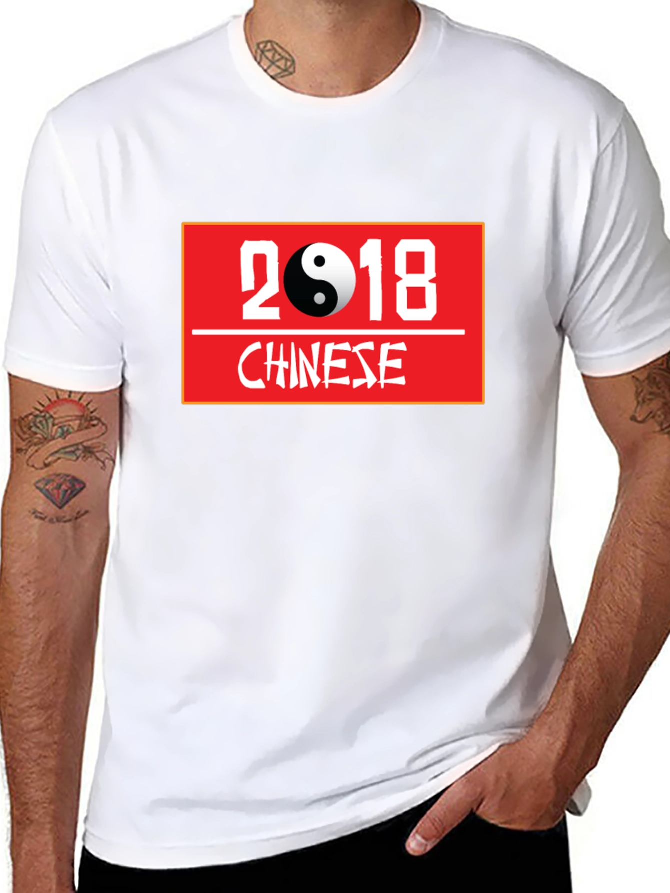 Camiseta Negra Año Nuevo Chino 2018