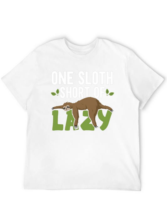 Camiseta Negra Un Perezoso Menos Que Vago