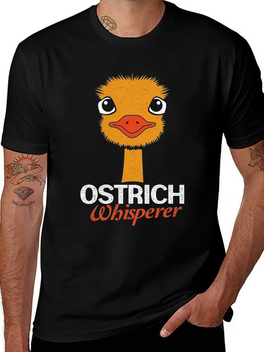 Camiseta Negra Ostrich Whisperer
