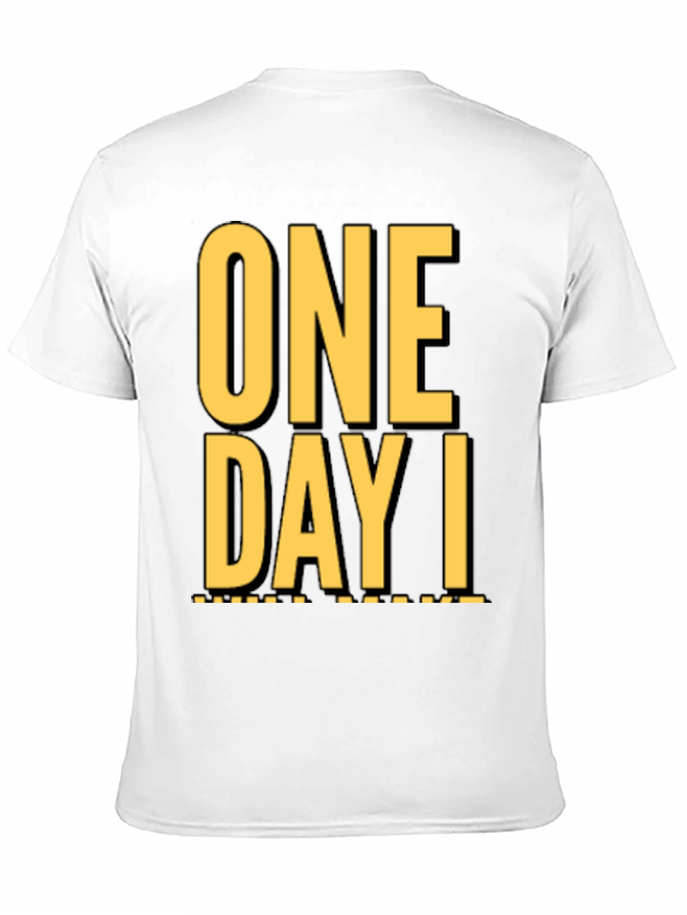 Camiseta Negra One Day I: Casual y con Estilo