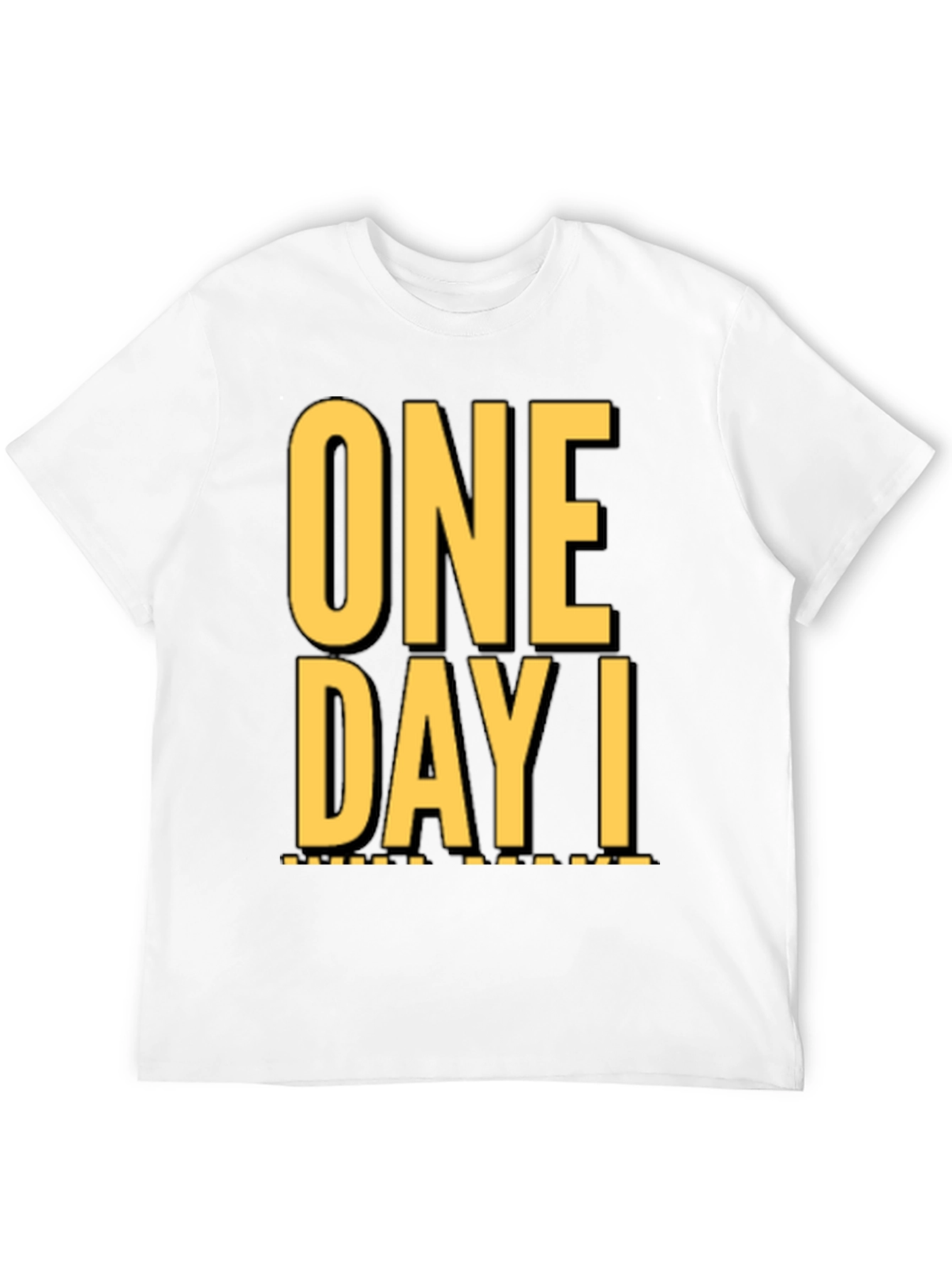 Camiseta Negra One Day I: Casual y con Estilo