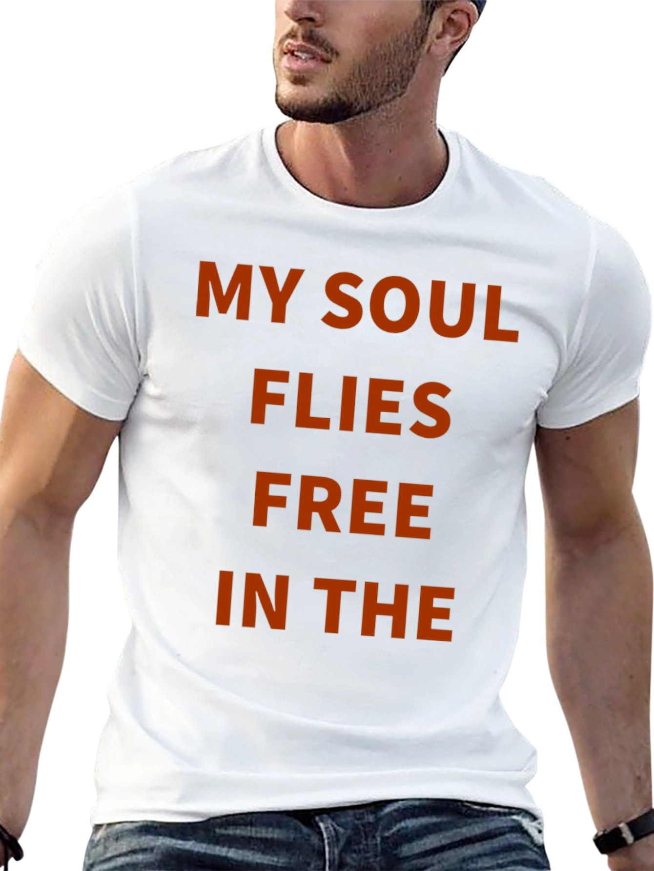 Camiseta Negra Mi Alma Vuela Libre