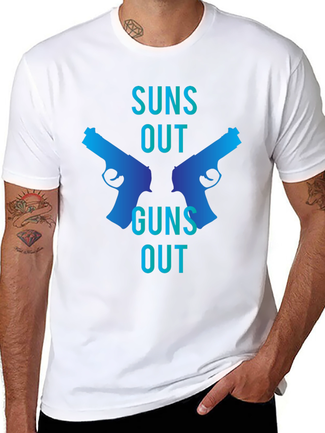 Camiseta Suns Out Guns Out para Hombre