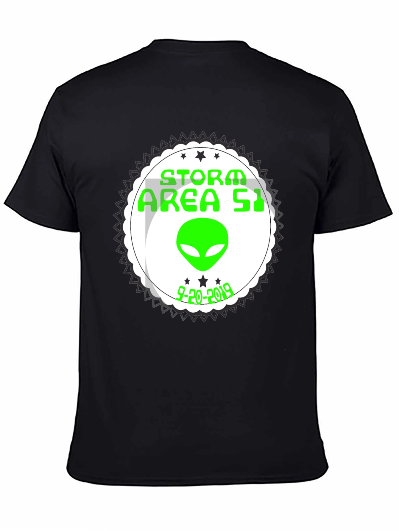 Camiseta Negra Storm Area 51 2019