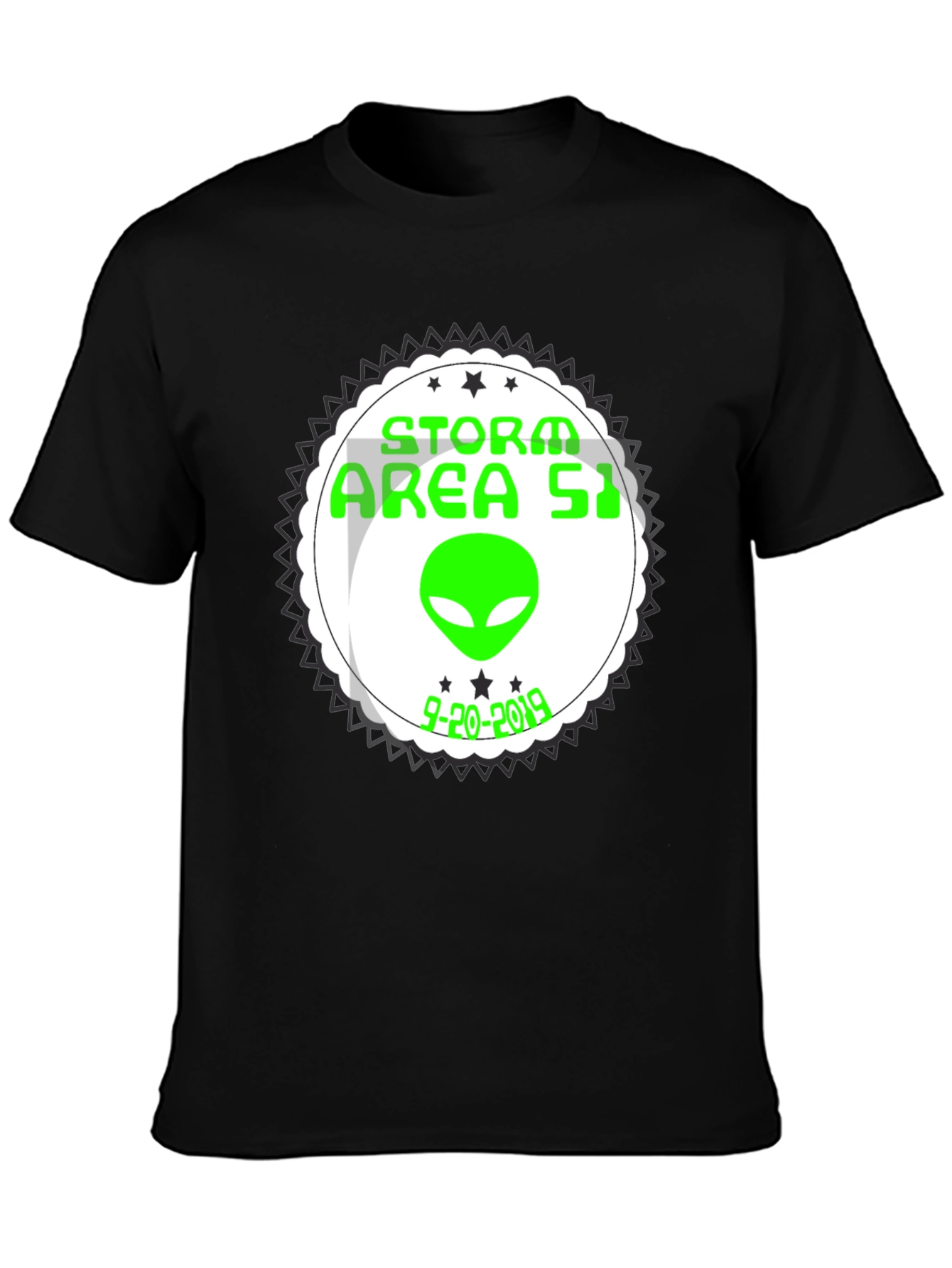 Camiseta Negra Storm Area 51 2019