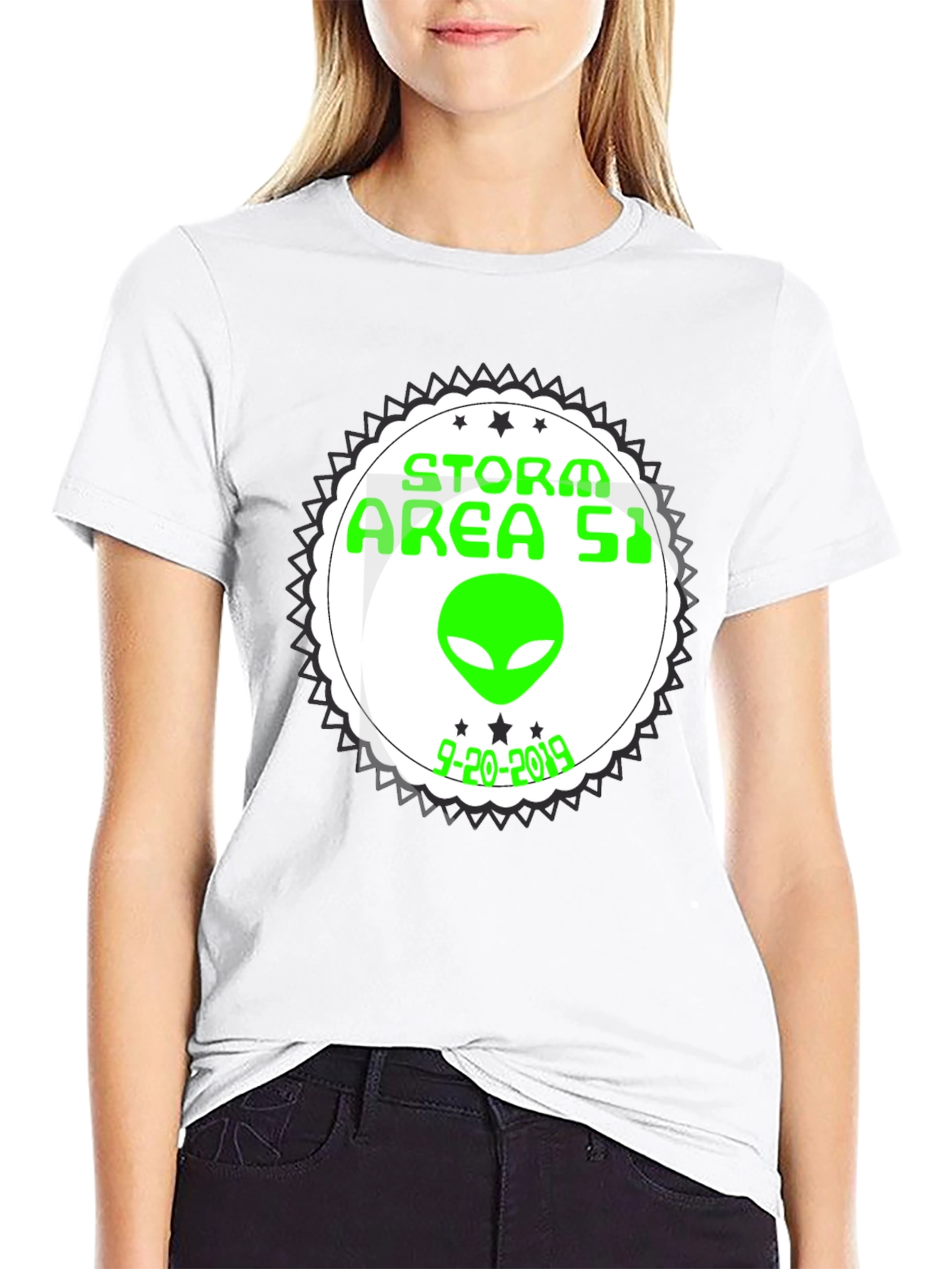 Camiseta Negra Storm Area 51 2019