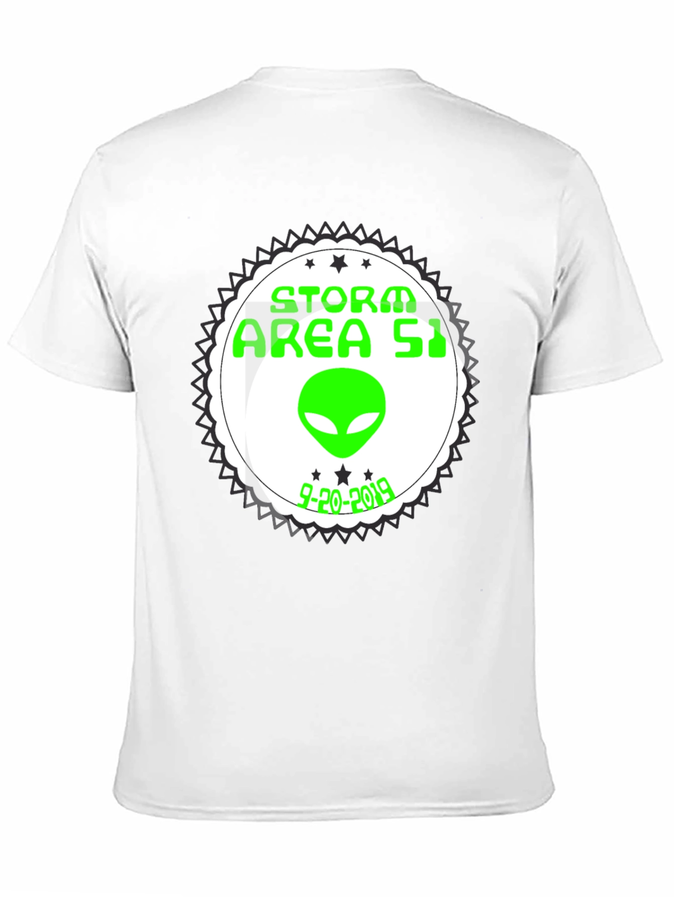 Camiseta Negra Storm Area 51 2019
