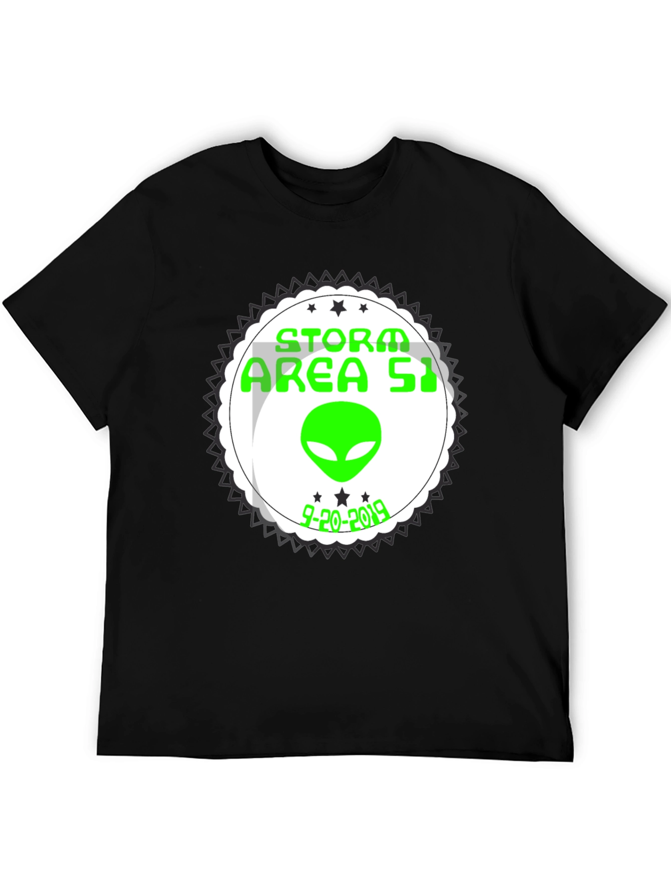 Camiseta Negra Storm Area 51 2019