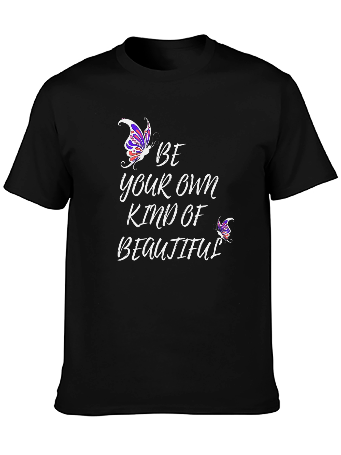 Camiseta Negra Sé Tu Propia Belleza