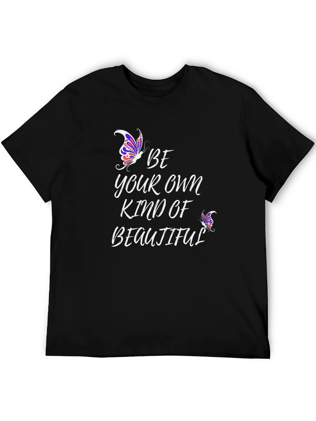 Camiseta Negra Sé Tu Propia Belleza