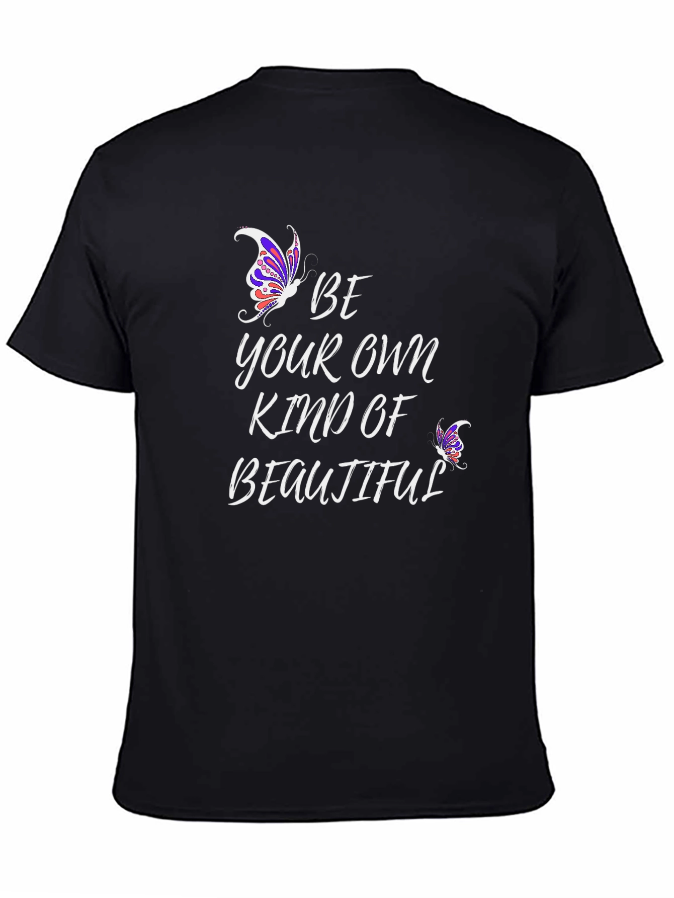 Camiseta Negra Sé Tu Propia Belleza
