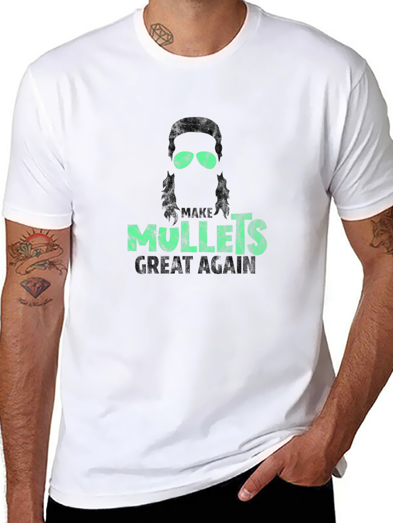Camiseta Make Mullets Great Again - Estilo Único