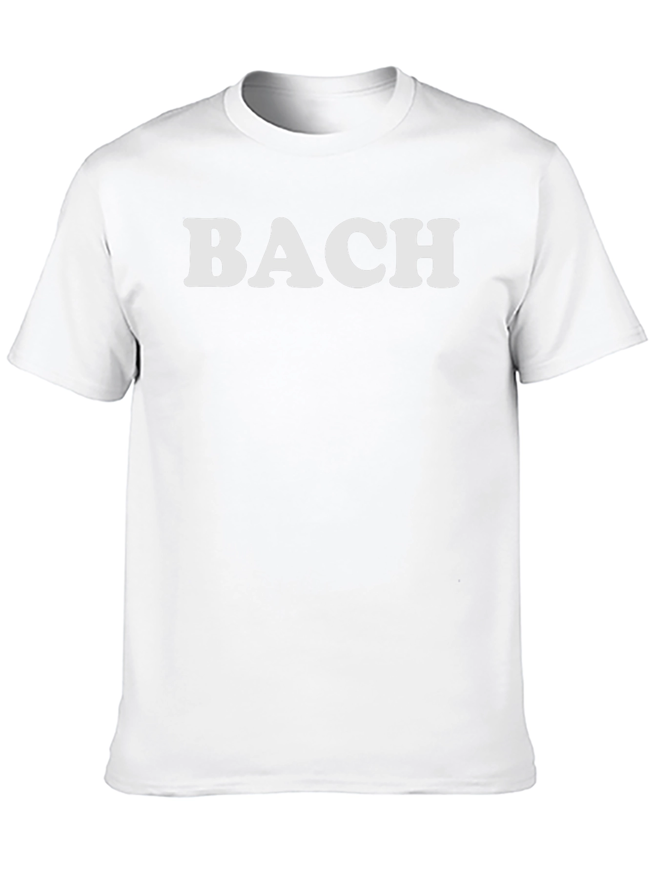 Camiseta Negra BACH Clásica Unisex