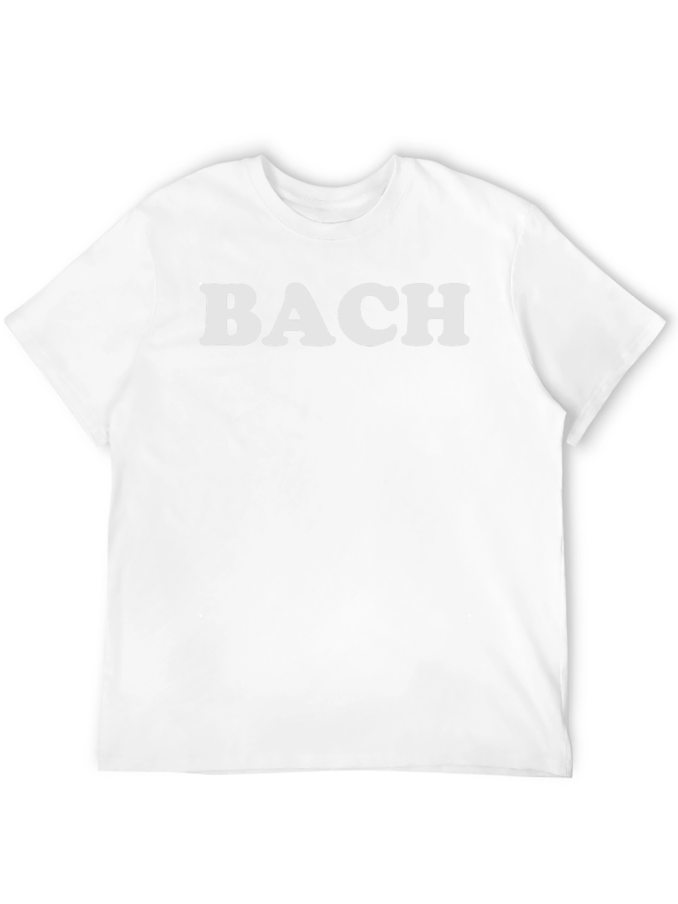 Camiseta Negra BACH Clásica Unisex