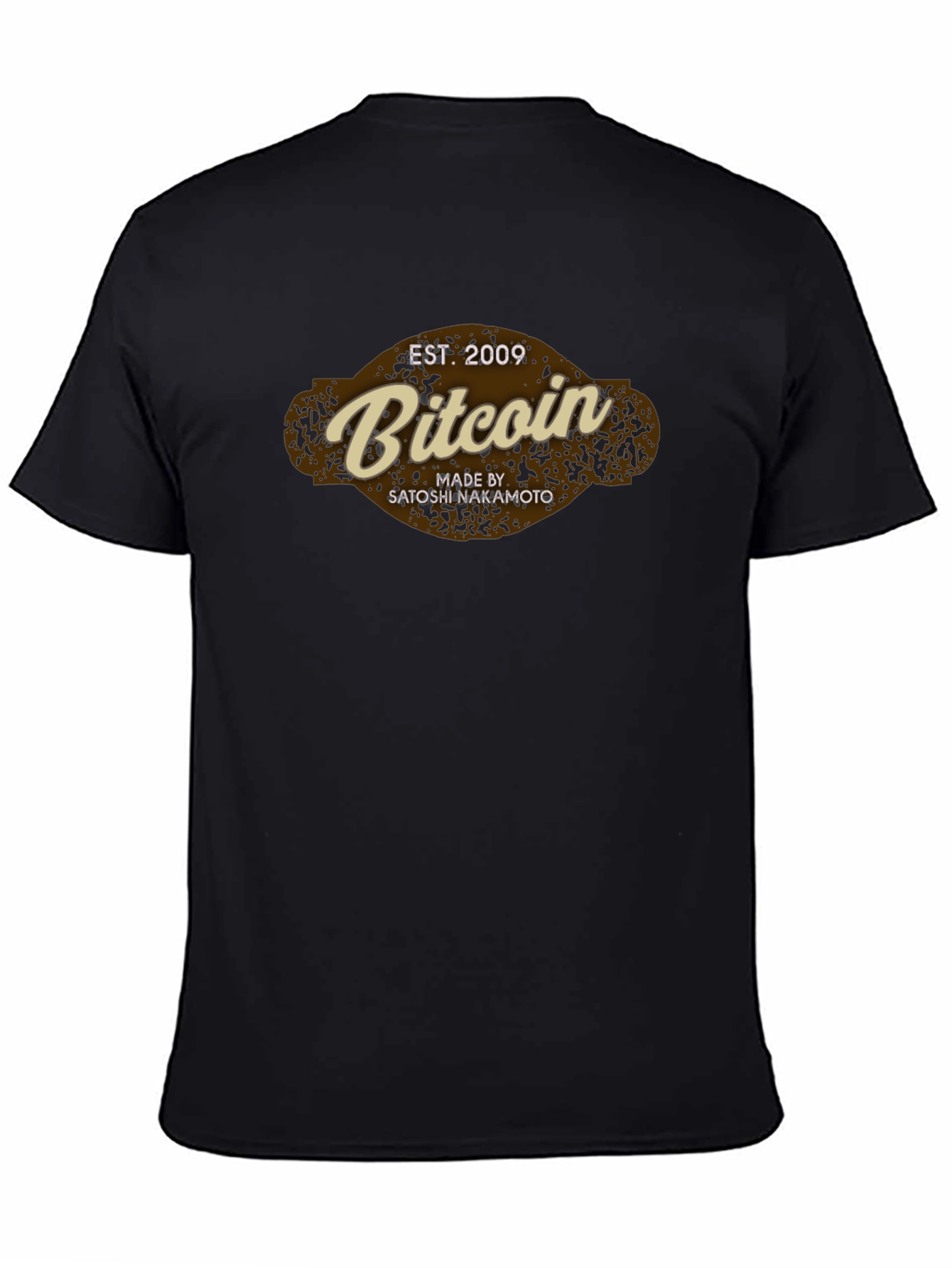 Camiseta Bitcoin - Est. 2009 - Satoshi Nakamoto