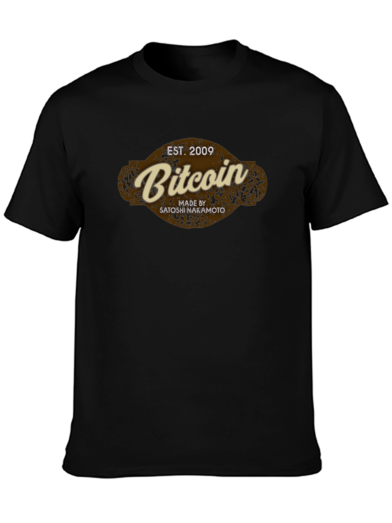 Camiseta Bitcoin - Est. 2009 - Satoshi Nakamoto