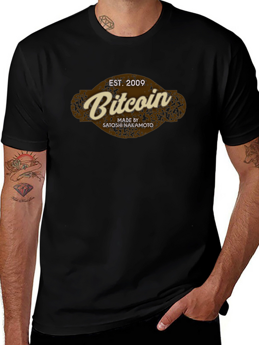 Camiseta Bitcoin - Est. 2009 - Satoshi Nakamoto