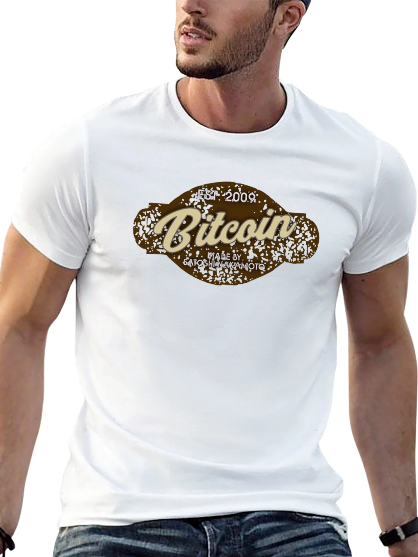 Camiseta Bitcoin - Est. 2009 - Satoshi Nakamoto