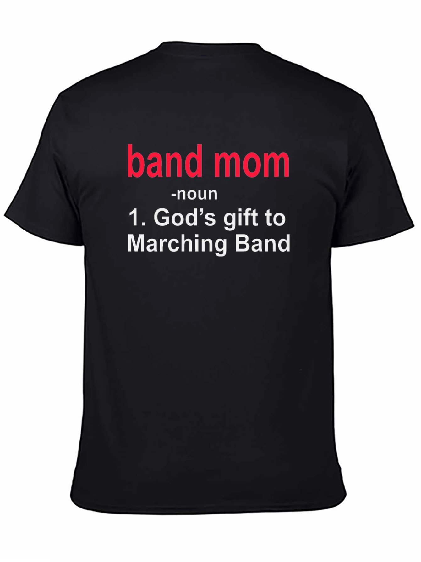Camiseta Negra Band Mom - Regalo Ideal