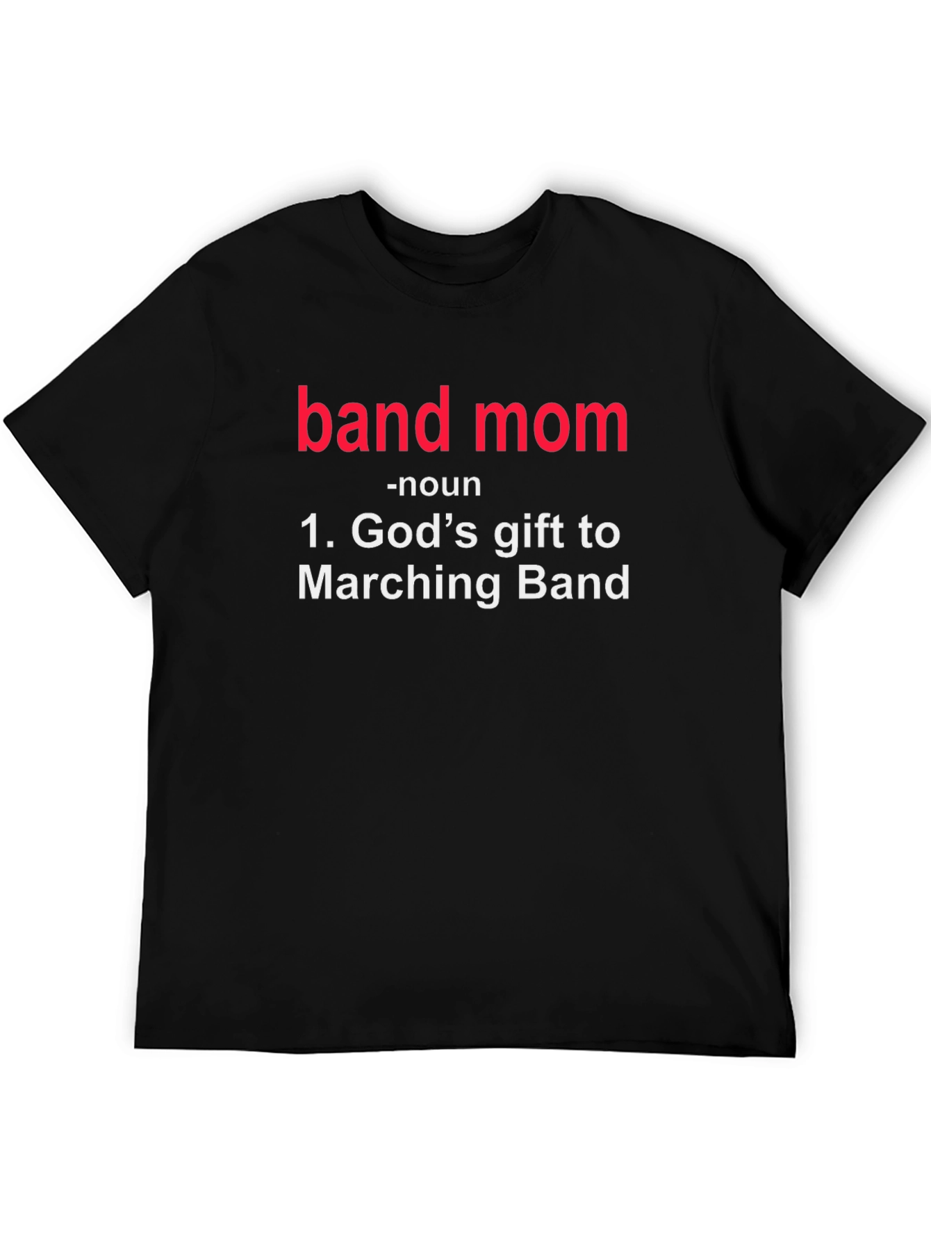 Camiseta Negra Band Mom - Regalo Ideal