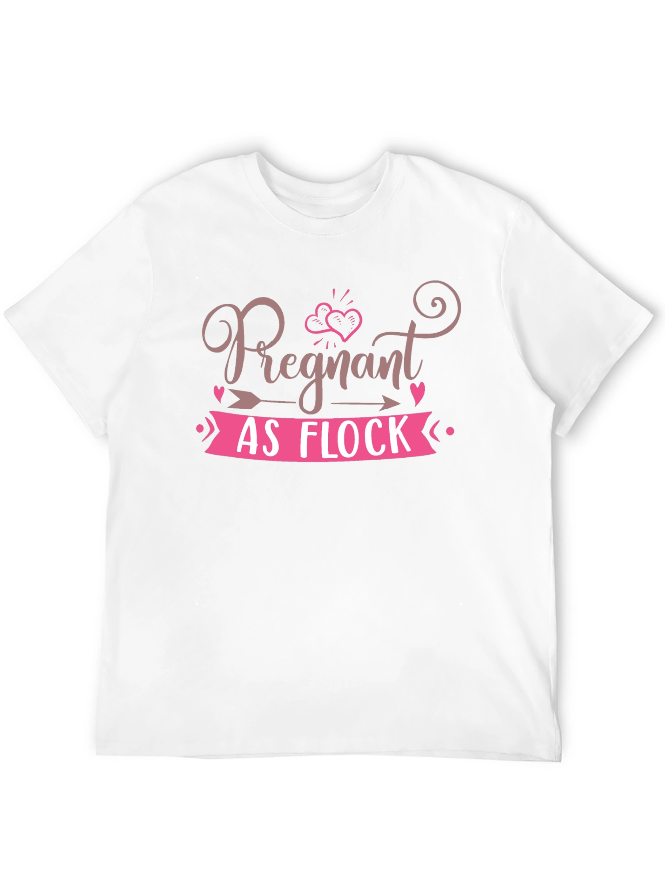 Camiseta Negra con Diseño de Embarazo Divertido