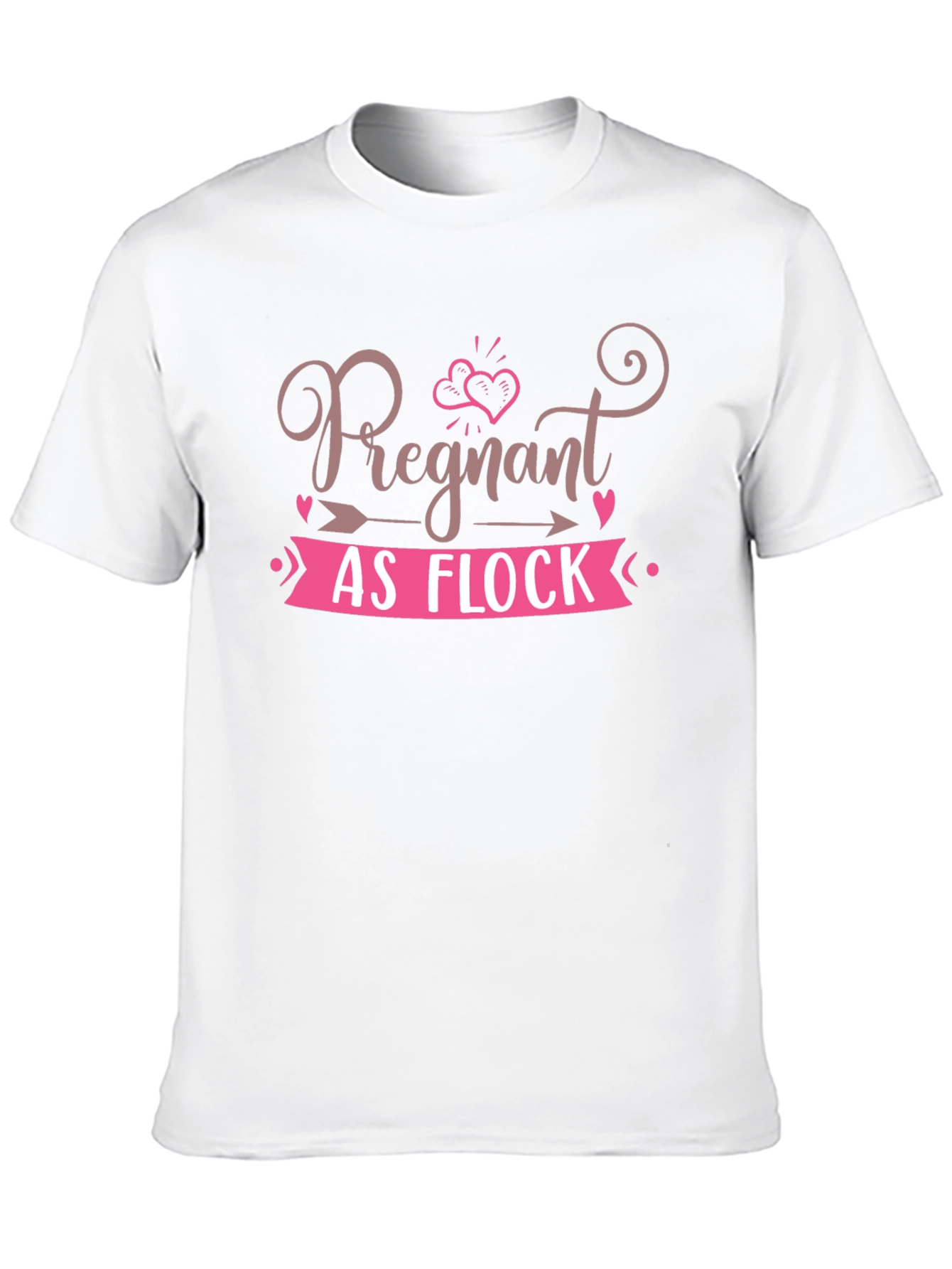 Camiseta Negra con Diseño de Embarazo Divertido