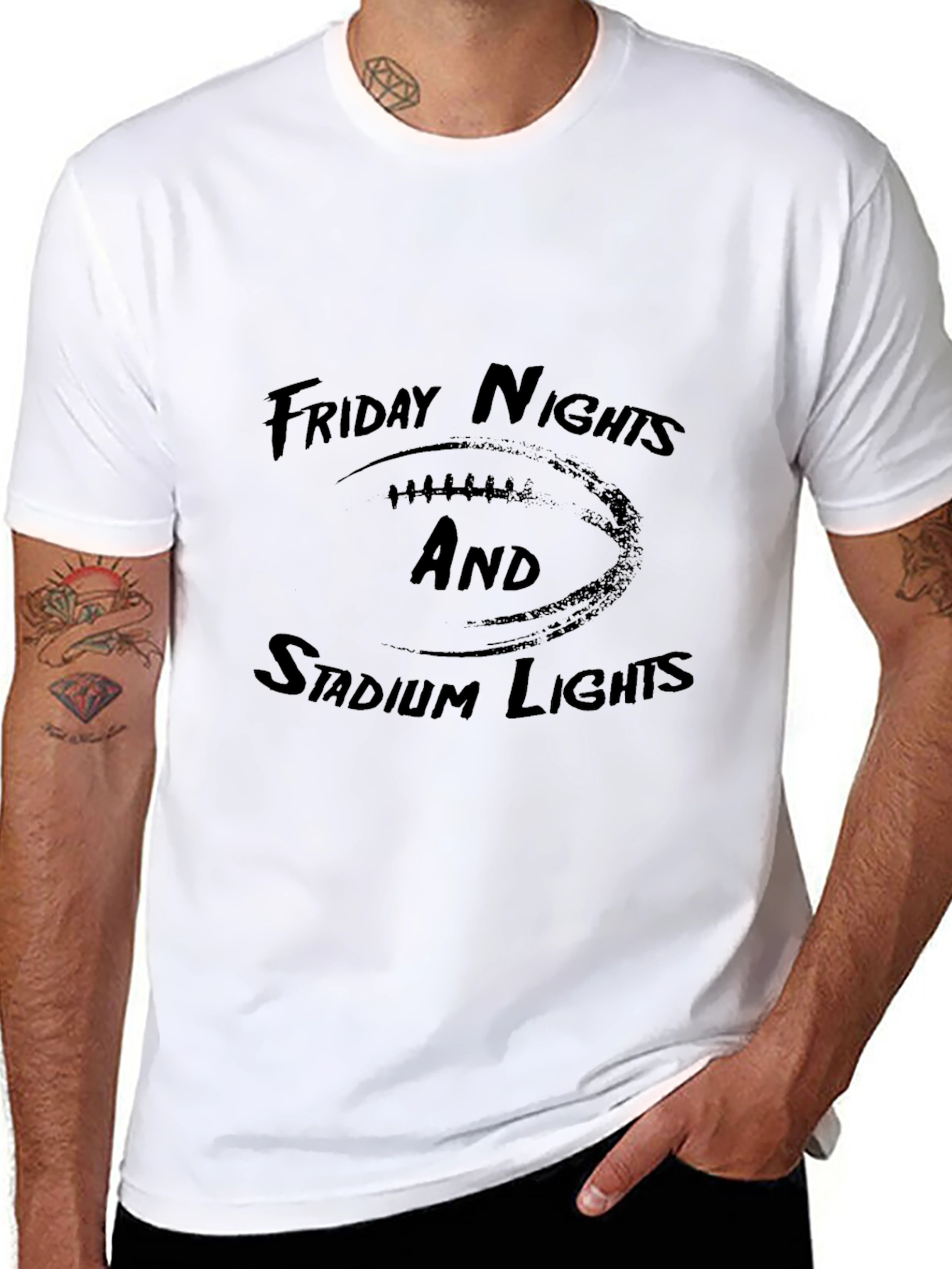 Camiseta Negra: Noches de Viernes Fútbol