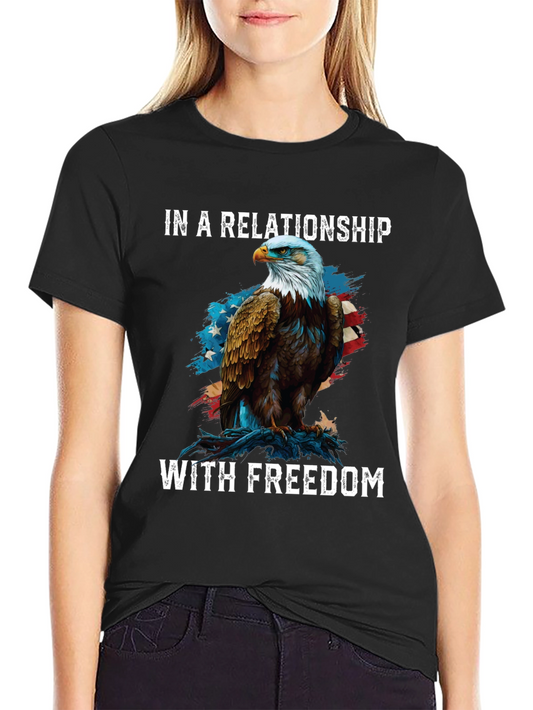 Camiseta Negra Águila Libertad