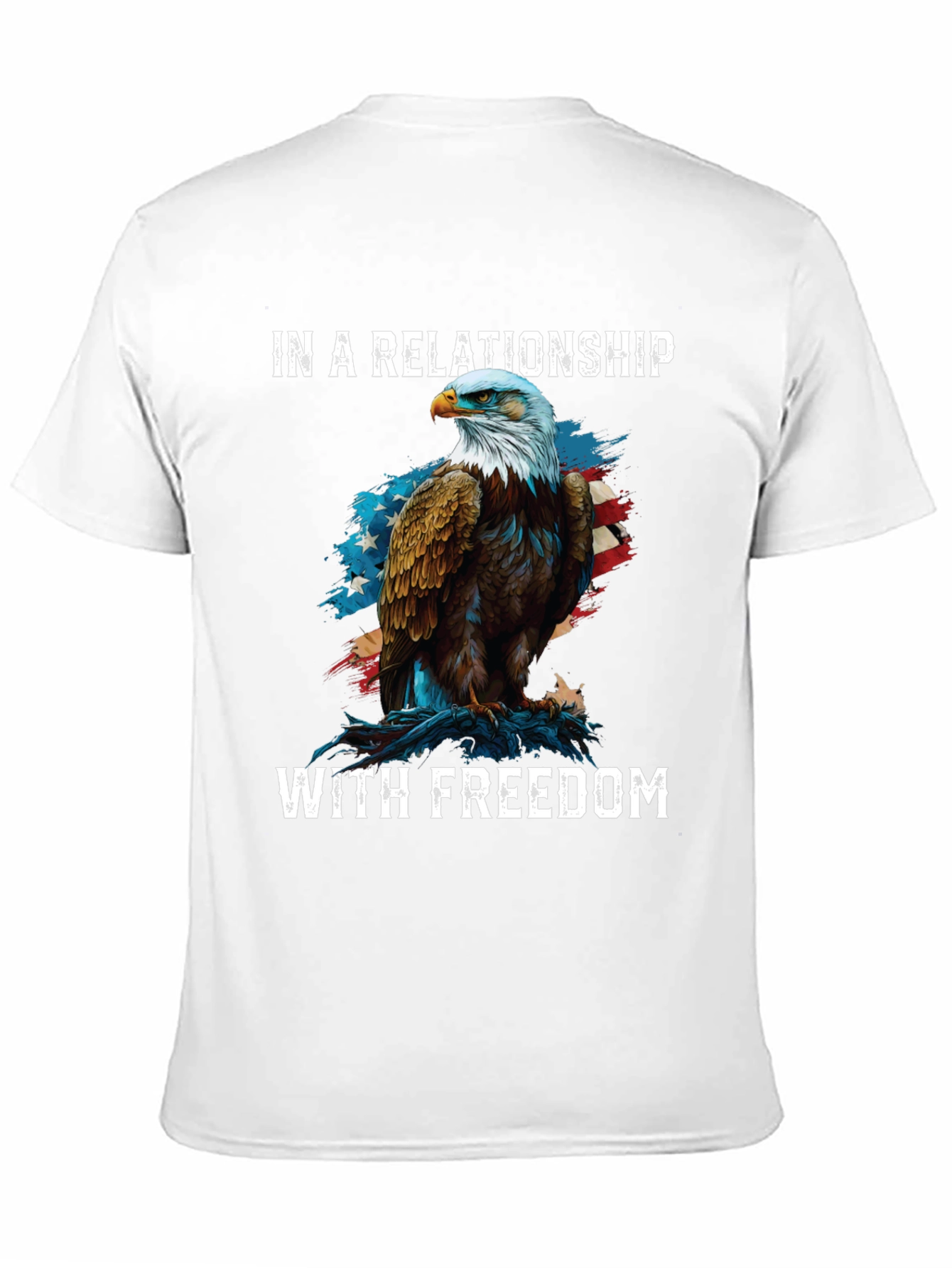 Camiseta Negra Águila Libertad