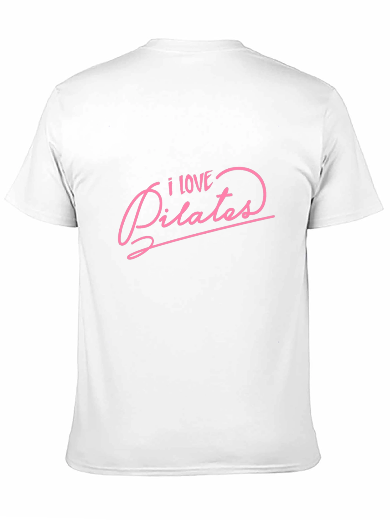 Camiseta Negra I Love Pilates Algodón Suave