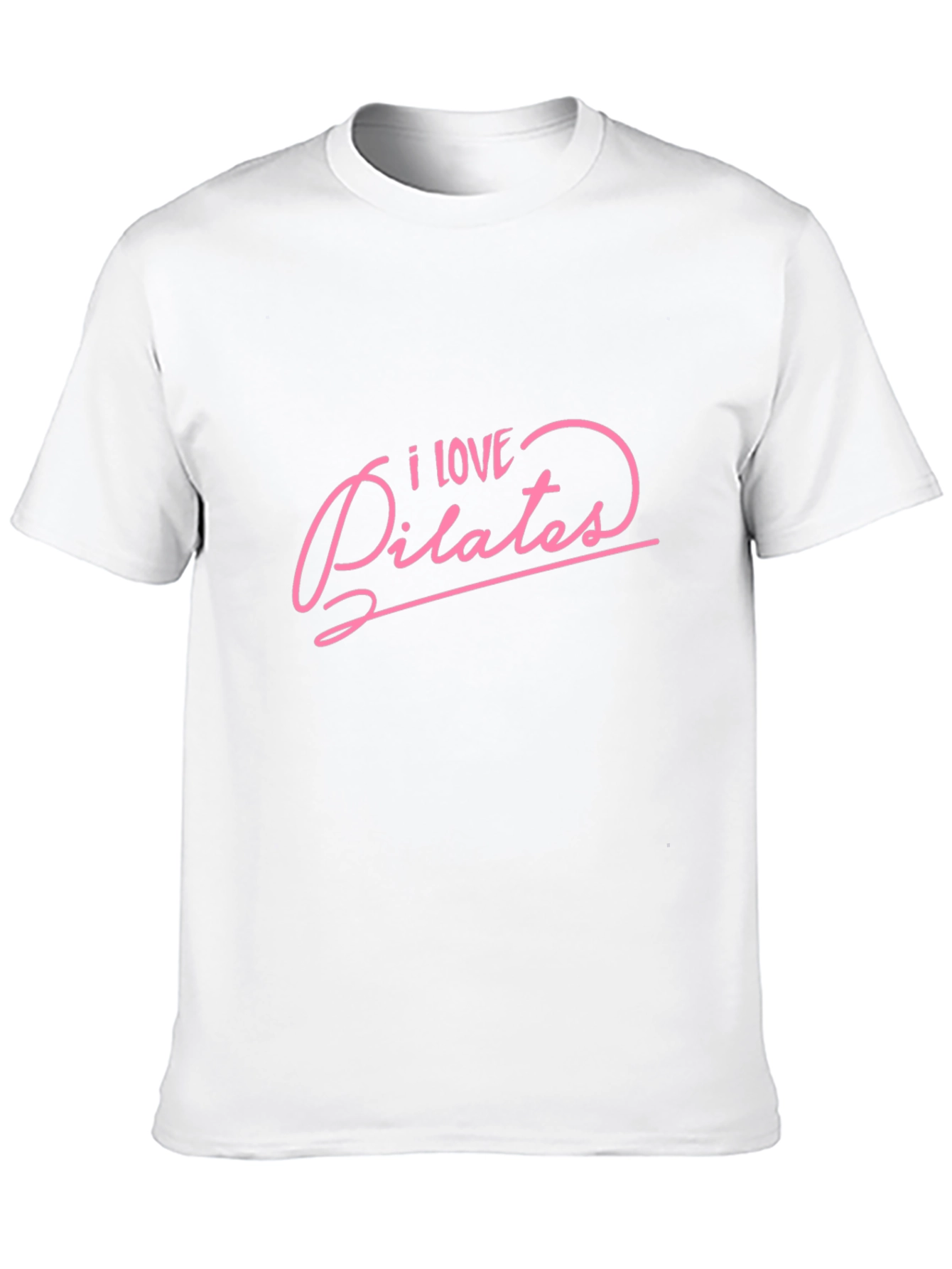 Camiseta Negra I Love Pilates Algodón Suave