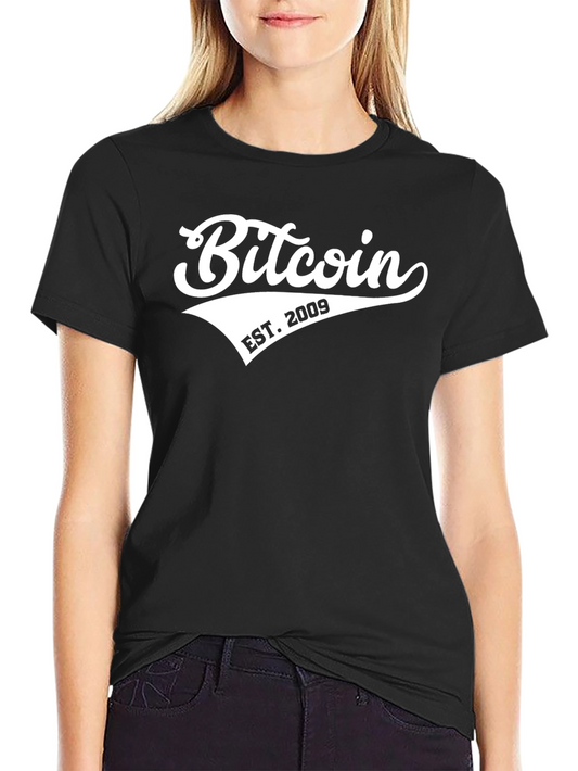 Camiseta Bitcoin - Est. 2009 - Diseño Clásico