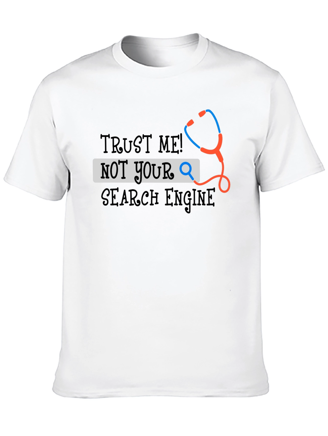 Camiseta Negra Trust Me! Not Your Search Engine