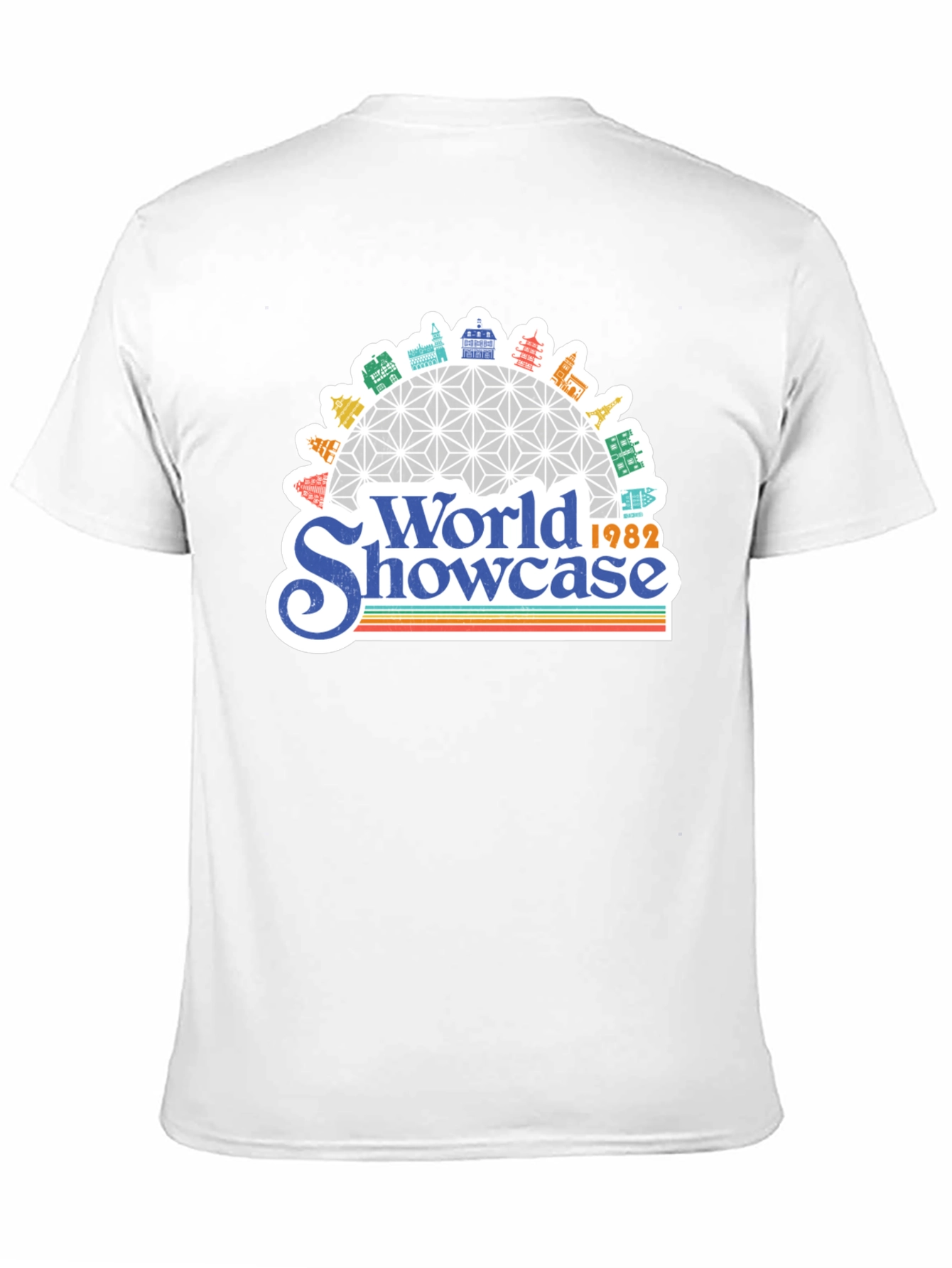 Camiseta Negra Clásica World Showcase 1982