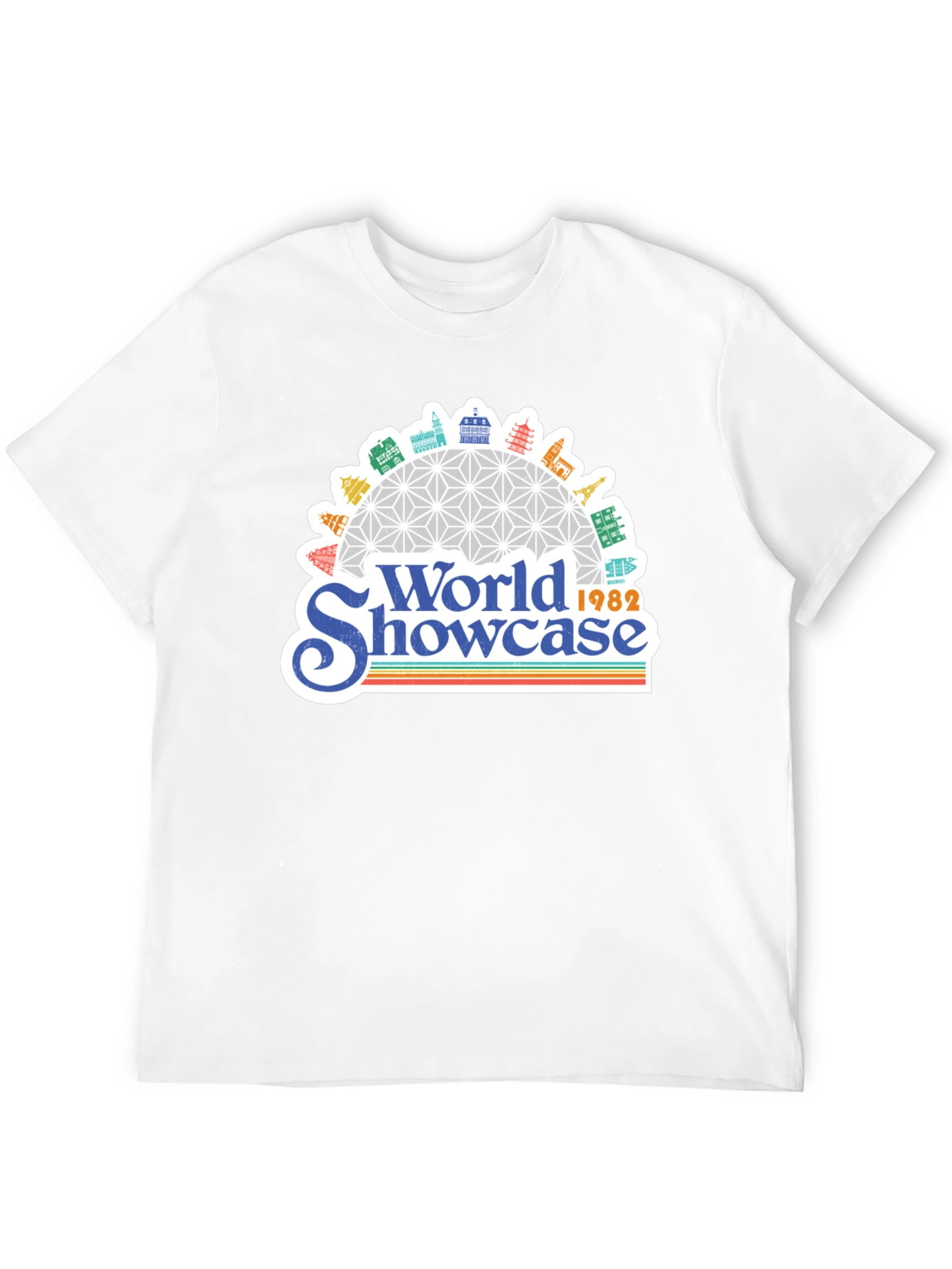 Camiseta Negra Clásica World Showcase 1982