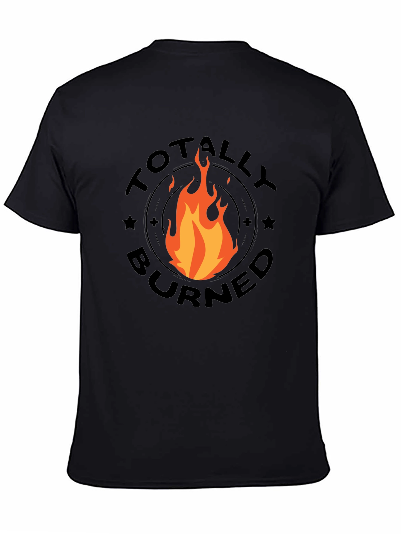 Camiseta Negra Totally Burned para Hombre