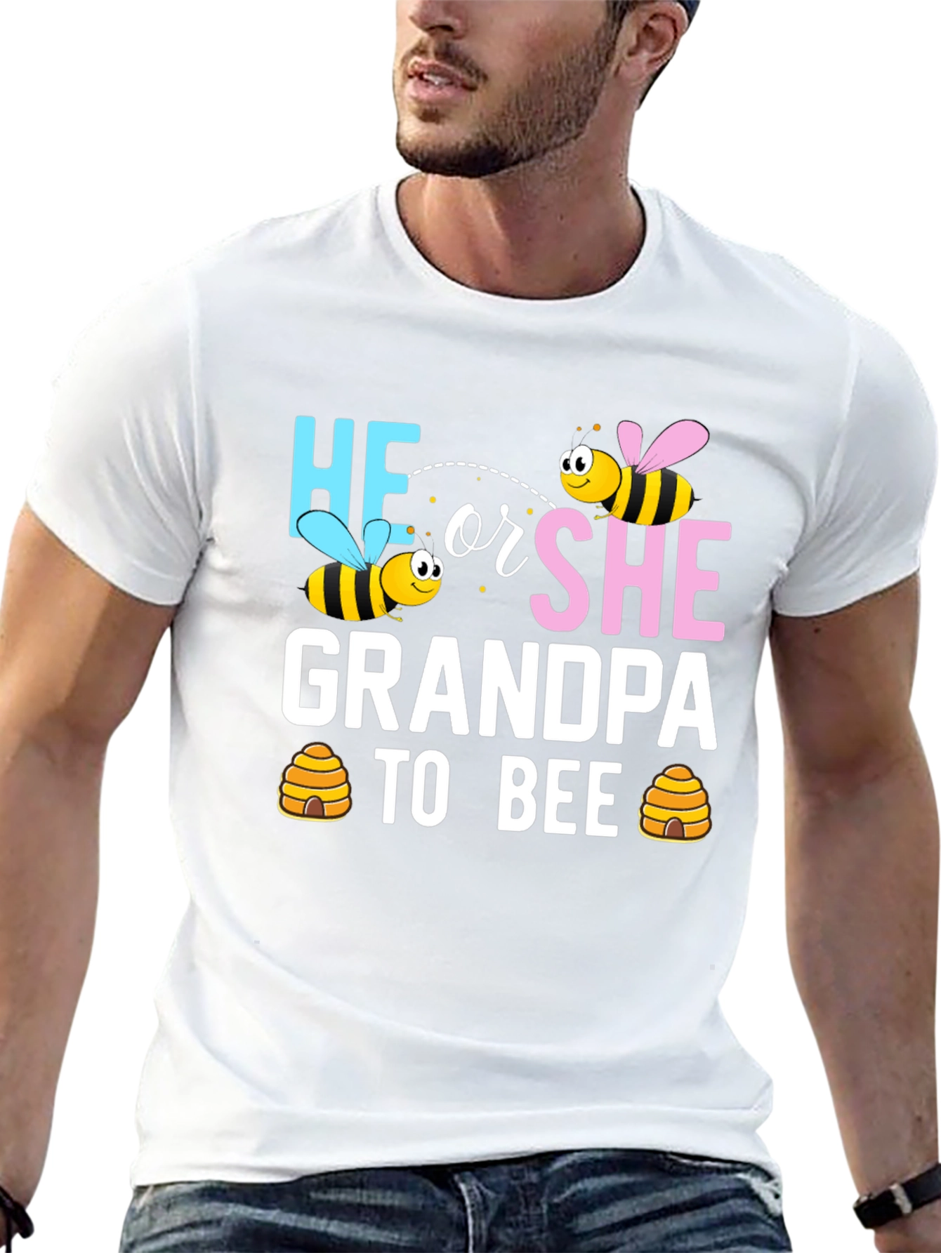 Camiseta Abuelo Abeja Revelación de Género