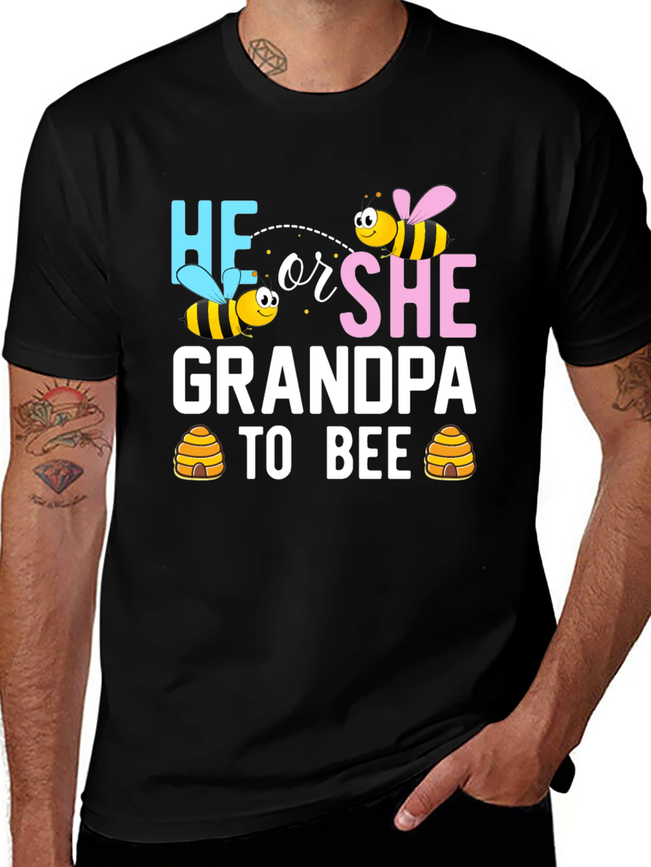Camiseta Abuelo Abeja Revelación de Género