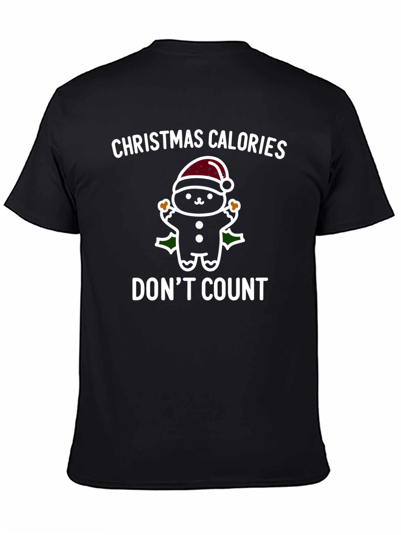 Camiseta Navideña Calorías Navideñas No Cuentan