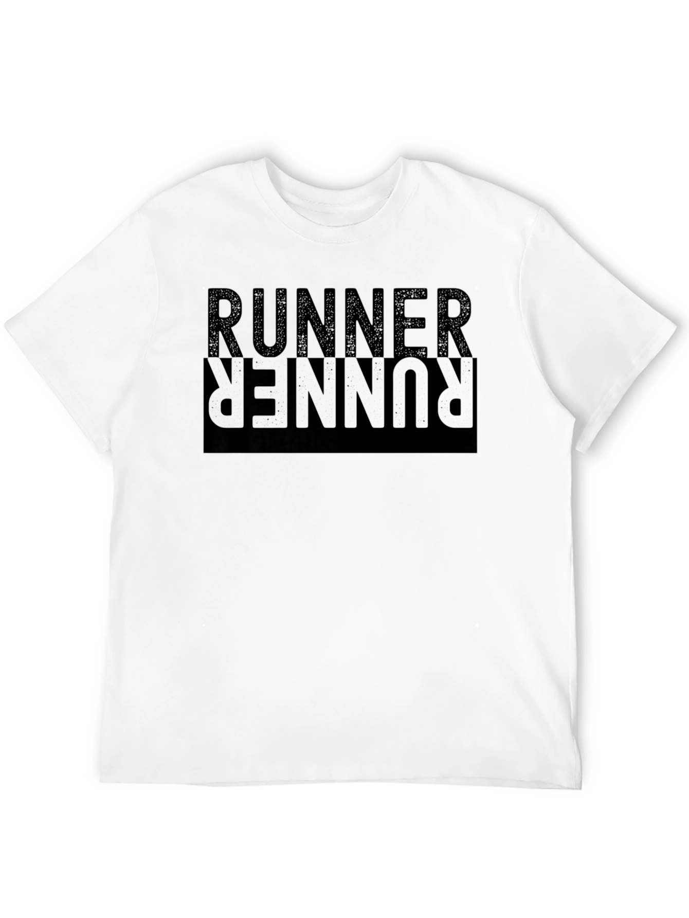 Camiseta Negra Deportiva Runner para Hombre